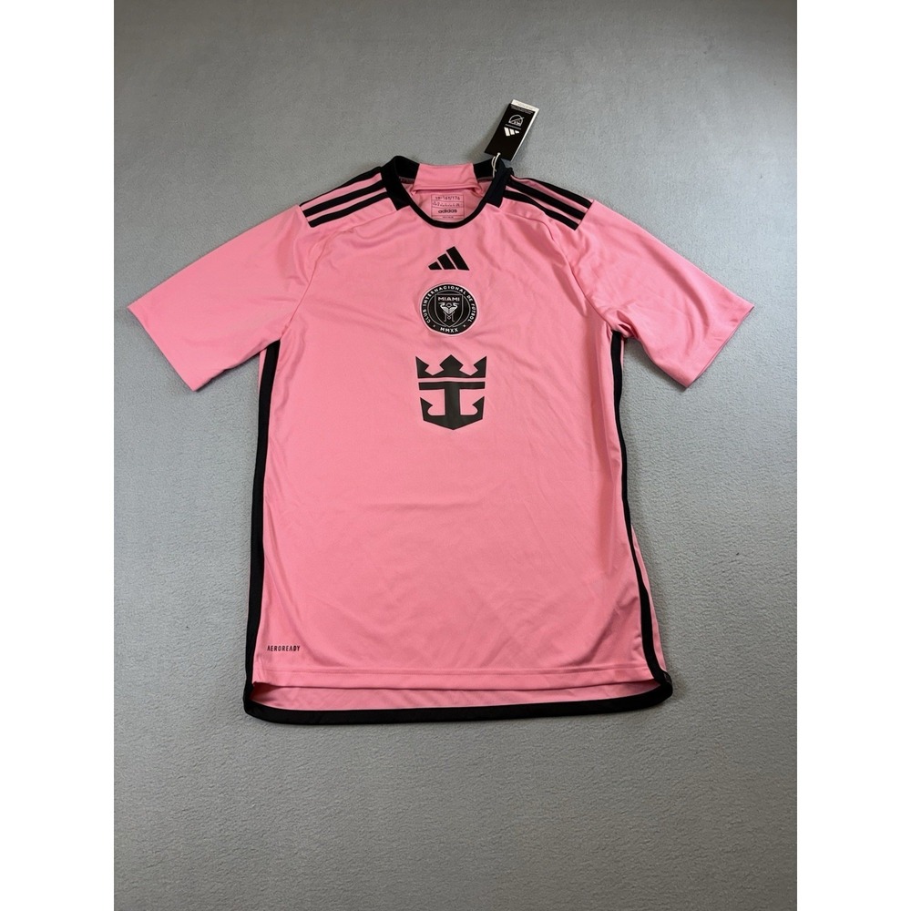 Adidas Inter Miami Messi #10 Pink Home‎ Jersey Youth XL 15-16Y NWT JE9743